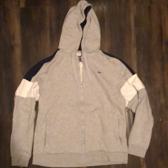 Lacoste men’s zip up sweater large - Picture 1 of 2